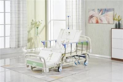 5 Functions Nursing Care Multi Functions Bed with Metal Cranks for Home Use Popular in Malaysia