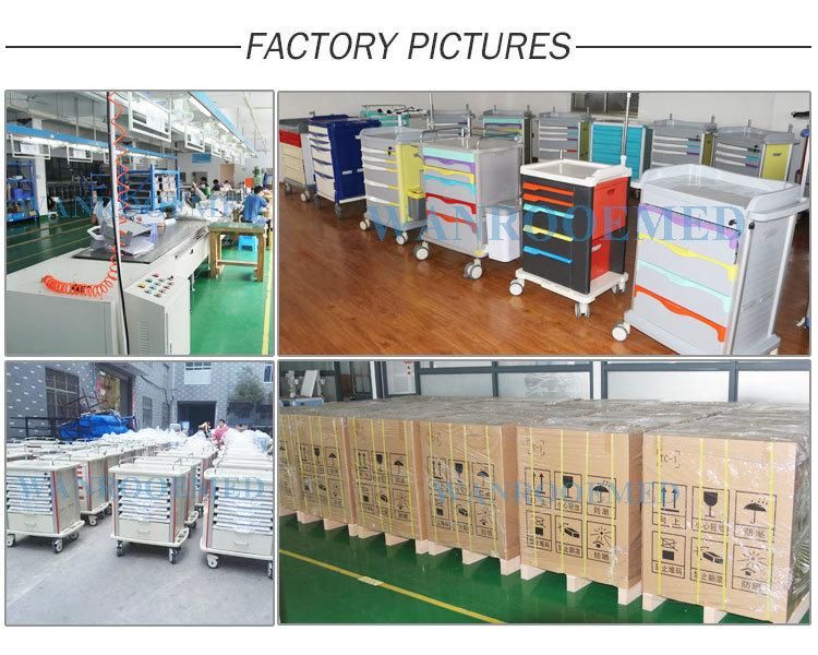 32 Series Hospital Medical Clinic Anaesthesia Movable Nursing Treatment Drug Trolley Cart