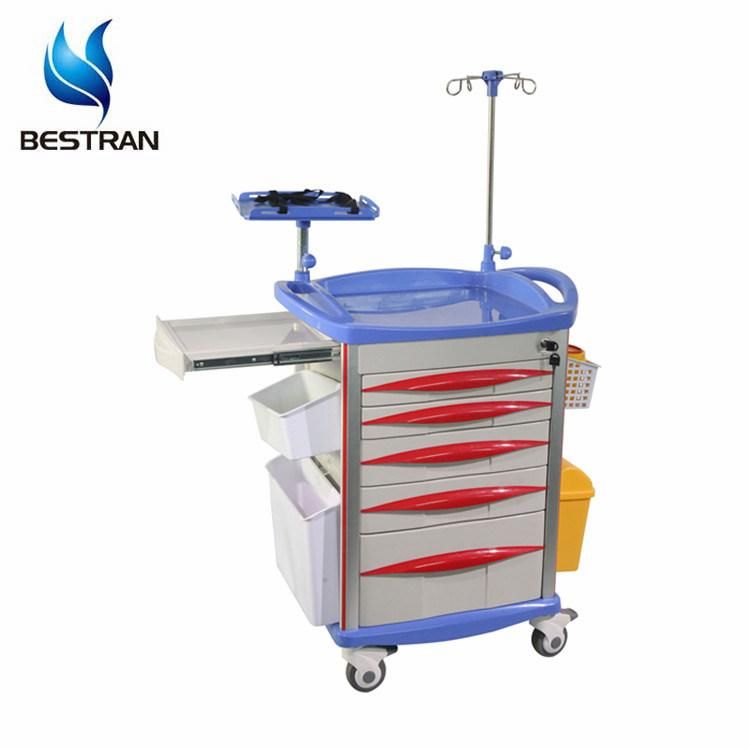 Bt-Ey22 Hospital Medical Surgical Equipment Emergency Trolley Crash Cart