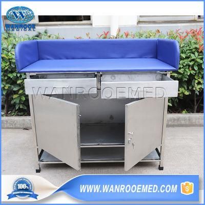 Bbc008c Hospital Baby Infant Examination Changing Swaddling Swaddling Dressing Table with Cabinet