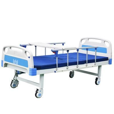 The Hospital Bed Can Be Moved with a Crank Bed Sheet, Which Is Convenient for Patients to Use