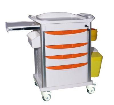 Mn-Ec005 China Manufacture Easy Cleaning Operating Room Stainless Medicine Treatment Clinical Trolley