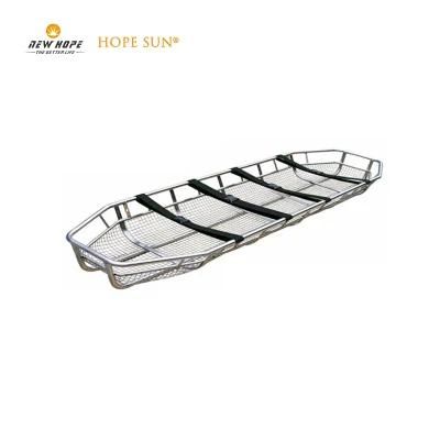 HS-C6 Hot Sale First-Aid Carabiner Design Field Rescue and Marine Rescue Basket Stretcher,Helicopter Basket Ambulance Emergency Stretcher