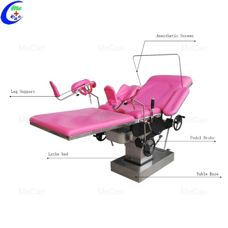 Medical Gynecological Electric Delivery Table, Hospital Gynecological Examination Bed