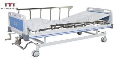 Hot Sale 2 Functions Manual Adjustable Patient Bed for Hospital