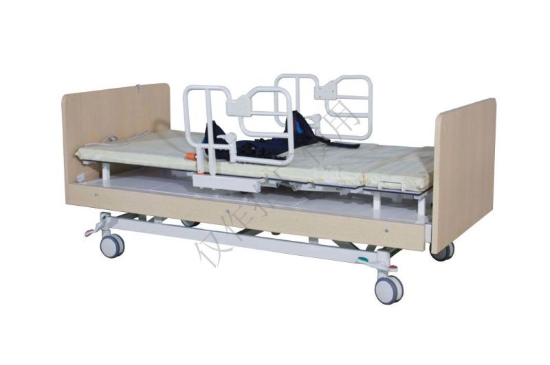 Hochey Medical China Factory Electric Hospital Nursing Bed with Toilet