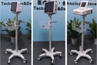 Hot Medical Equipment Mobile Cart Patient Monitor Trolley