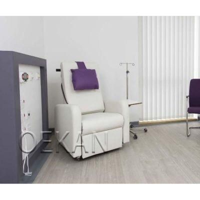 Hospital Simple Style Adjustable Recliner Sofa Clinic Treatment Room Transfusion Recliner Sofa