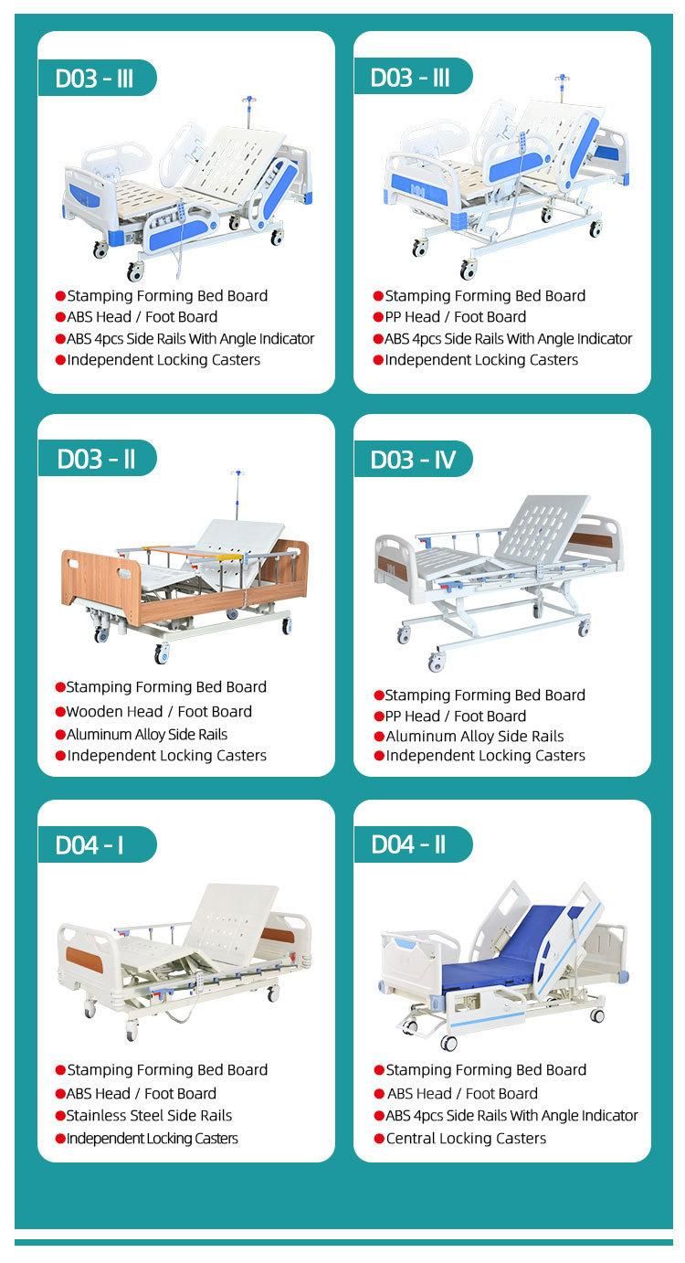 Elctric 3 Functions Hospital Bed with High Quality