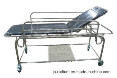 Hospital Furniture Stainless Steel Patient Transfer Transport Stretcher Trolley