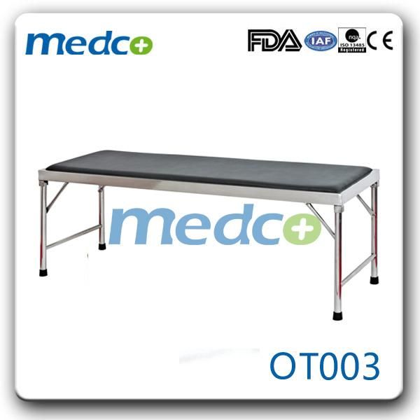 Stainless Steel Hospital Examination Table Bed Cart for Patient