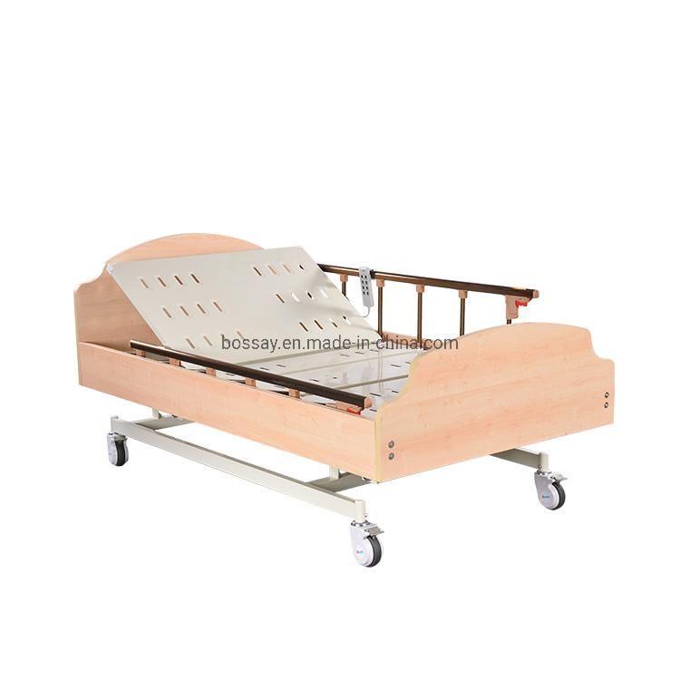 Wooden Electric Hospital Bed for Old People Nursing Retirement Home