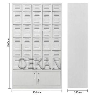 Oekan Hospital Chinese Medicine Storage Cabinet Multi-Drawer Hospital Pharmacy Cabinet with Locker