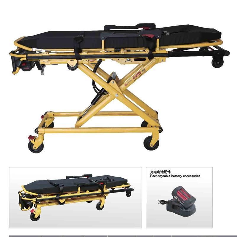 Aluminum Alloy Powered Ambulance Stretcher Electric Automatic Loading Stretcher