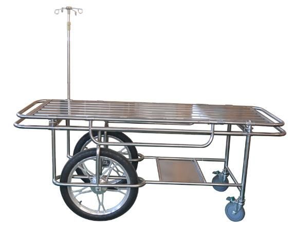 Mobile Hospital Furniture Medical Transfer Trolley Stainless Steel Stretcher Trolley Factory Price