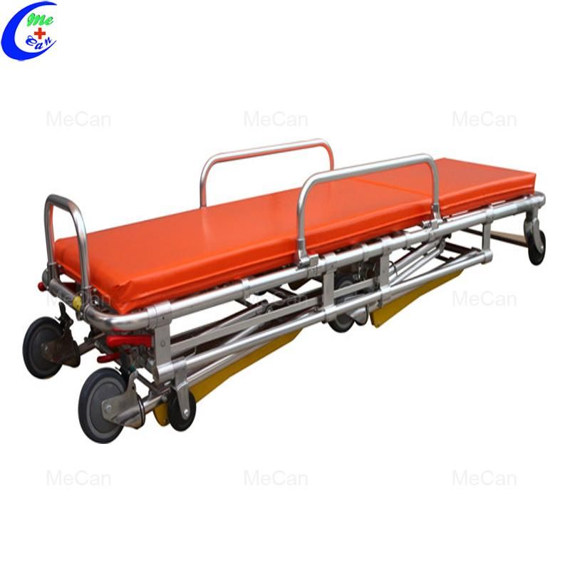 Hospital Furniture Patient Emergency Stretcher, Aluminum Loading Ambulance Stretcher