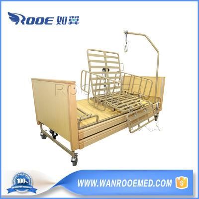 Bae5093 Hospital Medical Instrument Electric Adjustable Nursing Home Care Patient Bed with Bed Extension