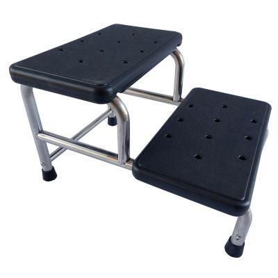Mn-Fs001 Medical Equipment High Quality Stainless Steel Double Step Footstool