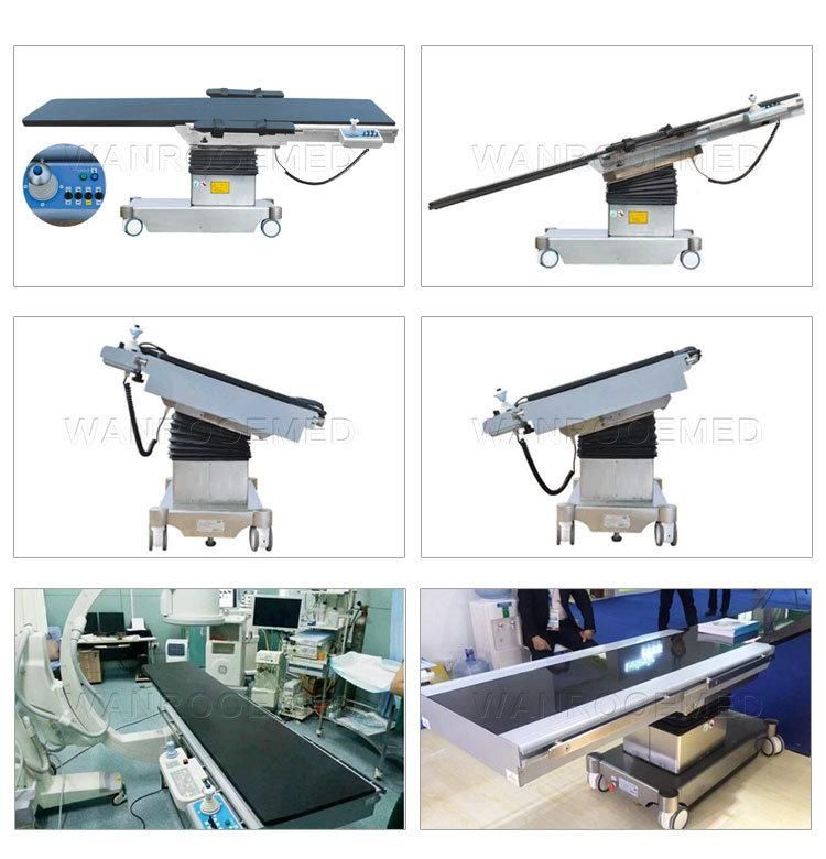Aot901 Medical Carbon Fiber Image Integrated X-ray Electro Hydraulic Ophthalmology Surgical Operating Bed Eye Operation Table