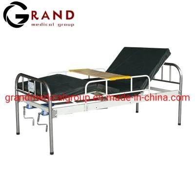 Best Choice and Best Discounts Manual Hospital Emergency Steel Medical Care Bed for Patient ICU Homecare Nursing