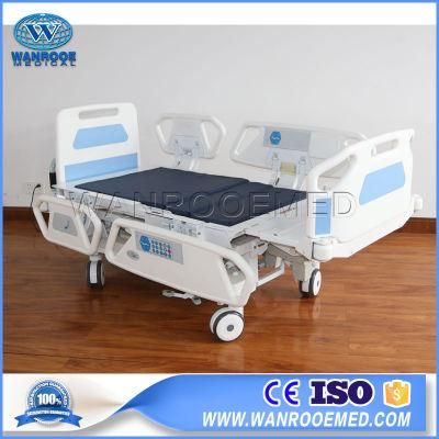 Hospital Adjustable 8 Function Electric ICU Paralysis Patient Bed with Weighting Scale System