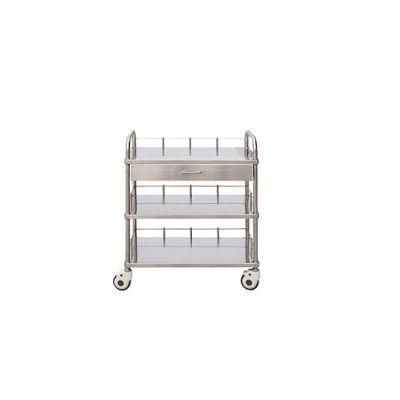 Stable Stainless Steel Instrument Trolley