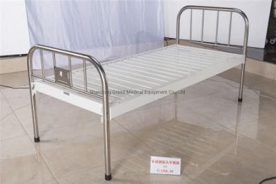 Grand Manufacturer Simple Design Common Stainless Steel Hospital Bed with Low Price