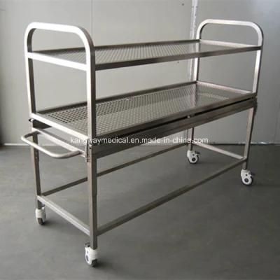 Hospital Cart Stainless Steel Instrument Medicine Trolley