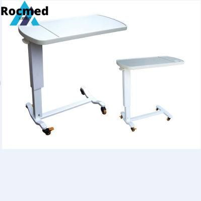 Hospital Furniture Mobile Convenient Table, Movable Overbed with Cheaper Price for Patient