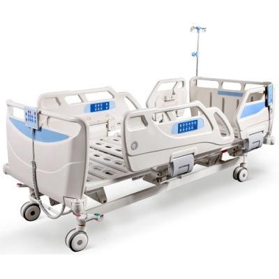 Sk001-15 5 Function Electric ICU Hospital Motor Adult Patient Bed with CPR Function