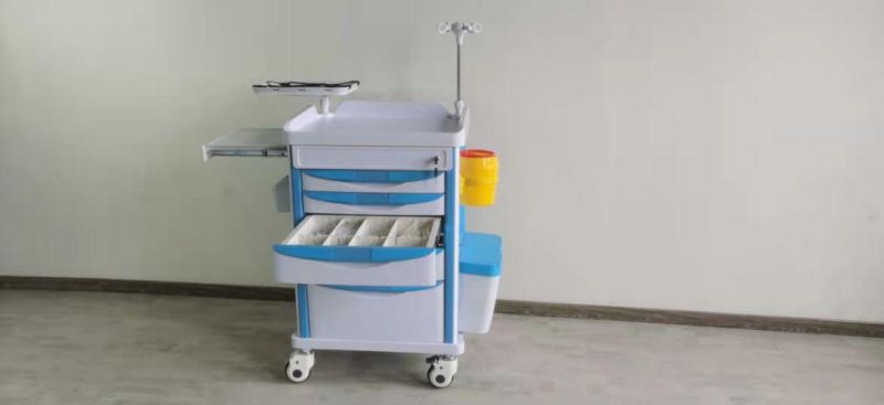 CE Approved China Factory Economic ABS Medical Instrument Trolley