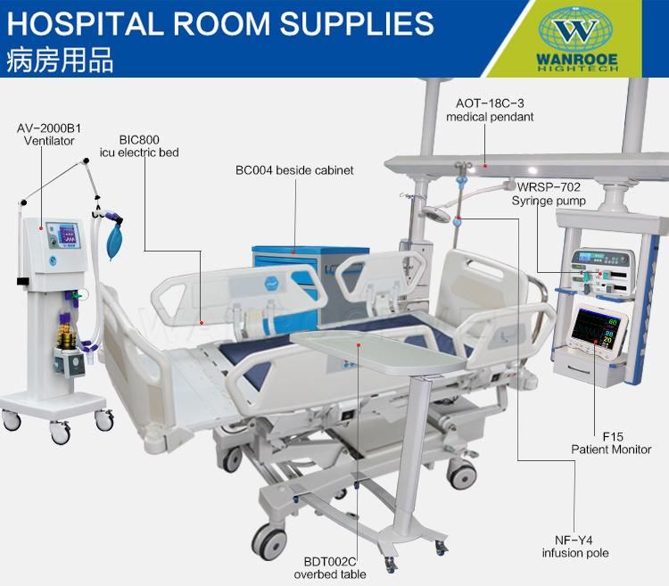 Bic800 Medical Equipment Multi-Functional Electric Folding Hospital ICU Patient Care Bed
