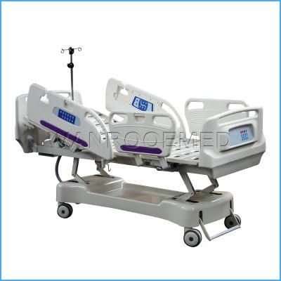 Bae517ec Medical Instrument Metal 5 Function Electric Adjustable Hospital ICU Patient Bed