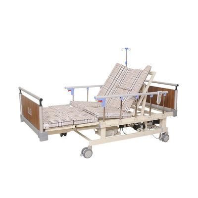 Factory Price Wholesale Medical 8 Function Homecare Disabled Manual Nursing Medical Hospital Chair Bed