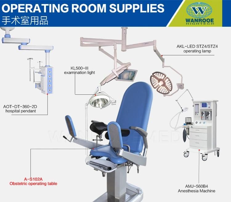 a-S102A Hospital Equipment Portable Surgical Gynecology Examination Bed