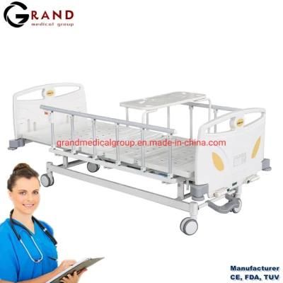 Long Service Life Medical Equipment Electrical Four Funtions Hospital Adjustable Patient ICU Bed