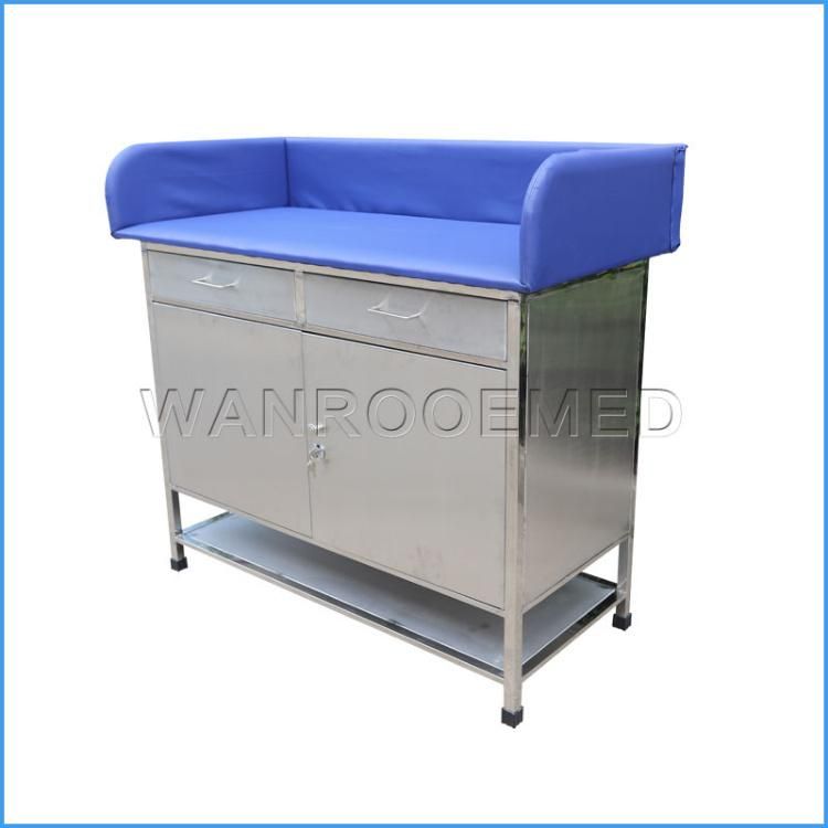 Bbc008c Hospital Baby Care Infant Changing Swaddling Dressing Table Station with Drawer