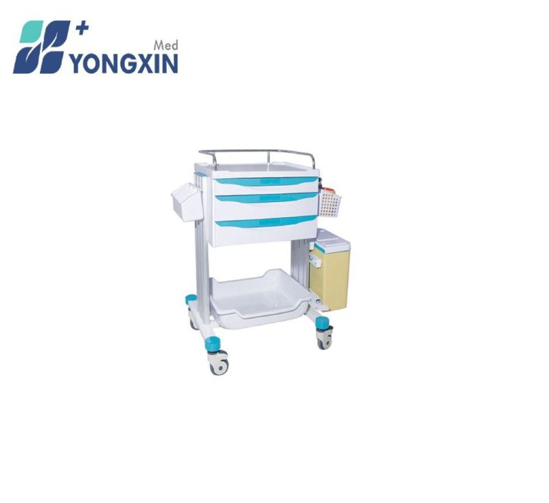Yx-CT6002 Hospital Supply ABS Medication Trolley