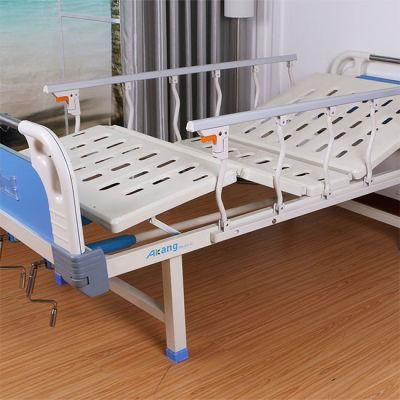 Hospital Equipment Two Crank Two Function Hospital ICU Nursing Bed