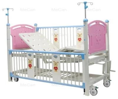 Two Crank Manual Medical Pediatric Medical Hospital Bed for Children