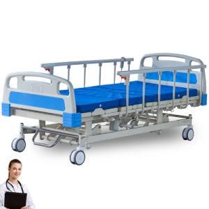 ICU Patient Bed with Gas Lifting Protective System Enhance The Stability