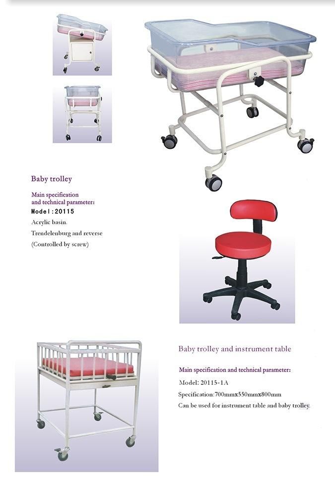 Instrument Table and Baby Trolley (AM-20115)