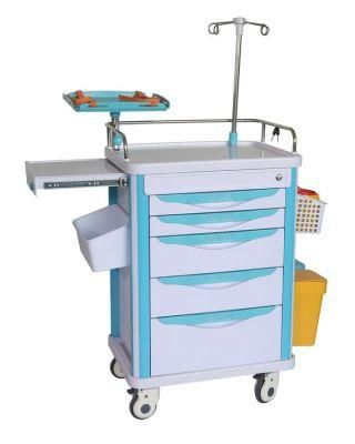 Emergency Cart Movable Medicine Transfusion Emergency Trolley