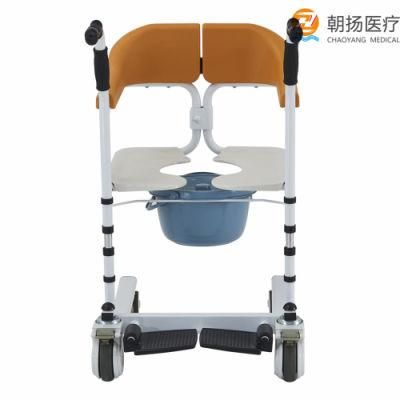 Medical Device Shower Wheelchair Patient Commode Wheel Chair Toilet Lifting Transfer Chair