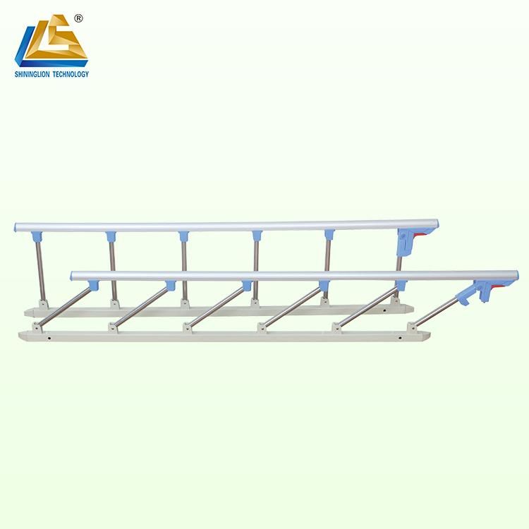 Four Column Aluminum Side Rail for Manual Hospital Bed with CE Aprove