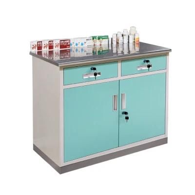 Simple Medical Hospital Furniture Pharmacy Filing File Cabinet Instrument Locker Storage Metal Hospital Cabinet (UL-22MD114)