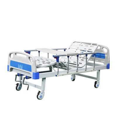 Low Price Wholesale 2 Cranks Function Manual Hospital Bed