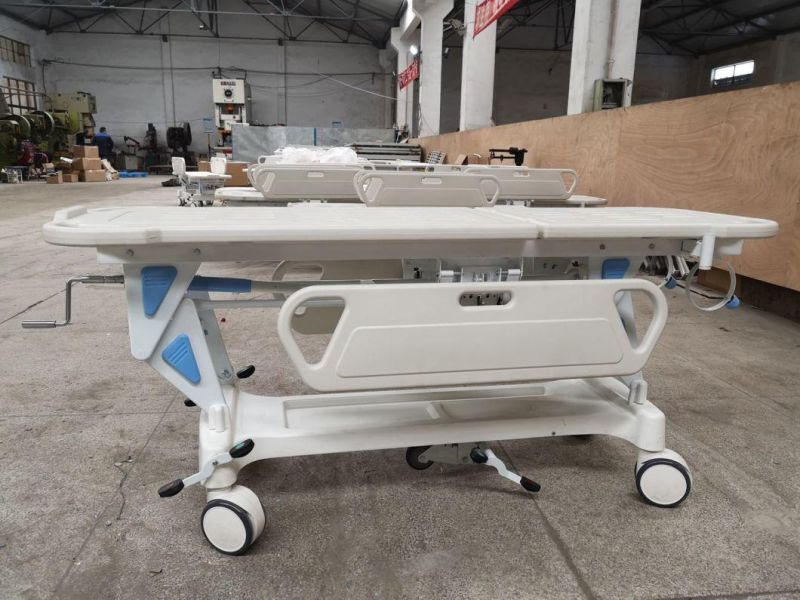 Rh-D101 Manual Patient Emergency Transfer Trolley for Hospital