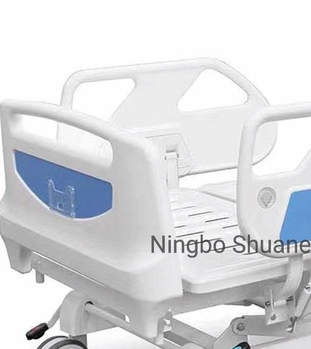 Shuaner Three-Function Patient Electric Hospital Furniture Medical Height Adjustable ICU Bed