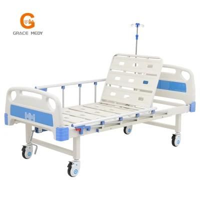 One Crrank Hospital Manual Medical Bed for Patient